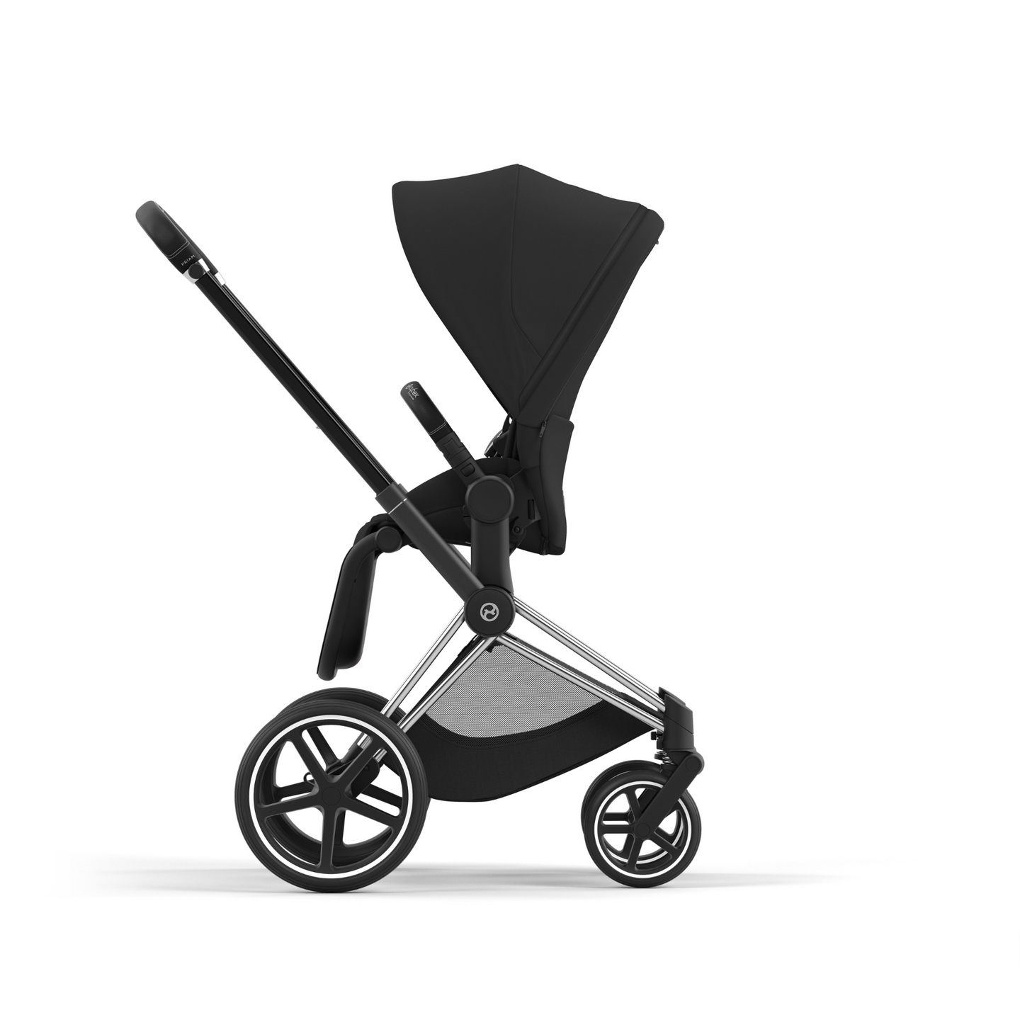 Cybex - Priam Chrome Black Frame with Seat Pack